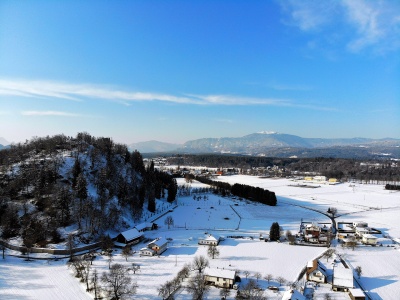 Schnee in Frög