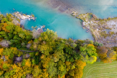 Herbst an der Drau